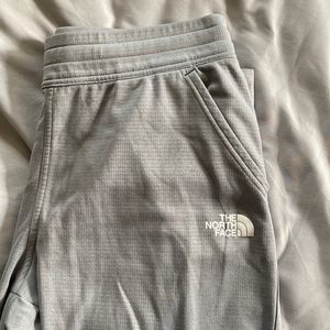 Grey North Face sweatpants